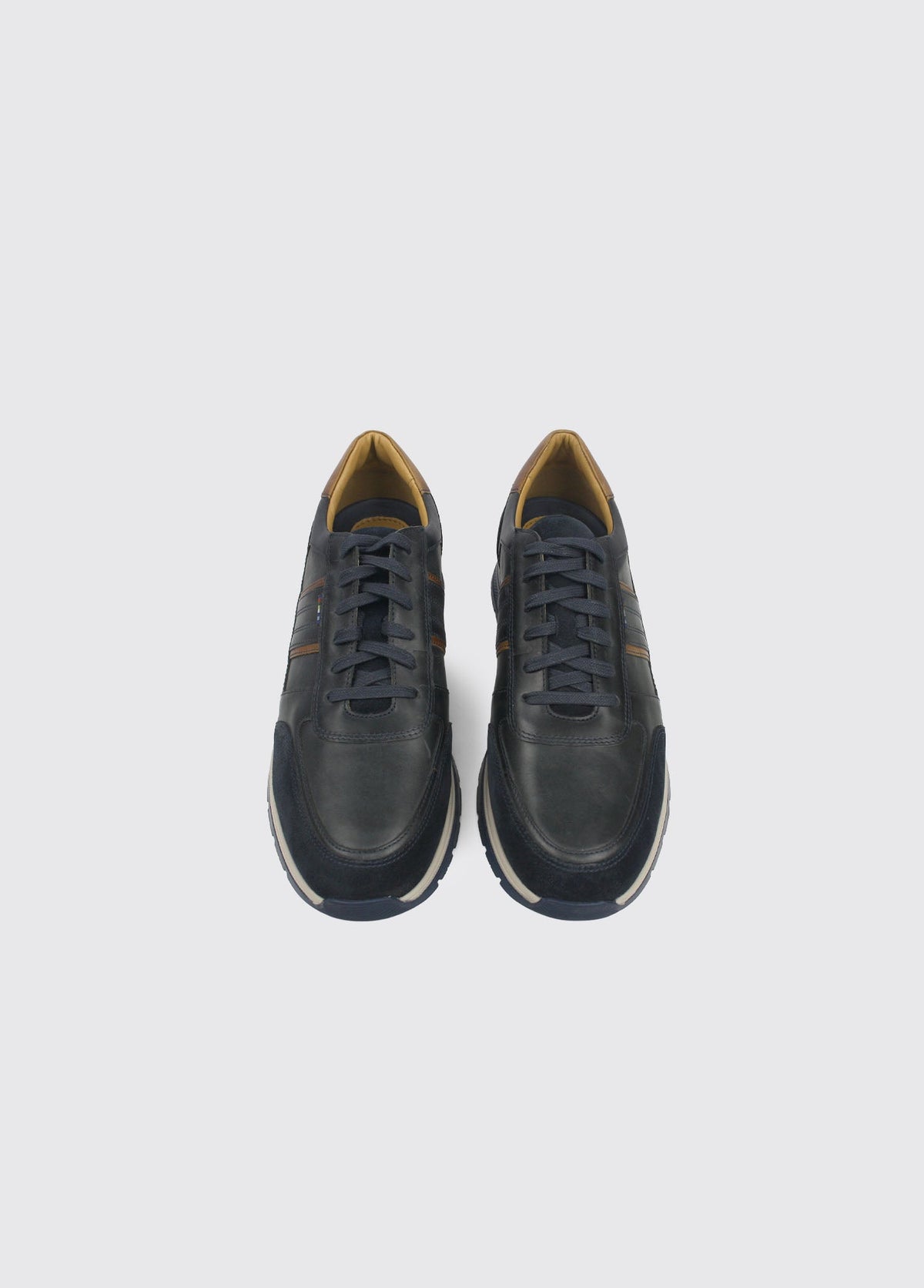Dubarry Sarris Men's Trainer - Navy, three quarter view