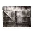 Swole Panda Black/White Houndstooth Scarf Black/White back view