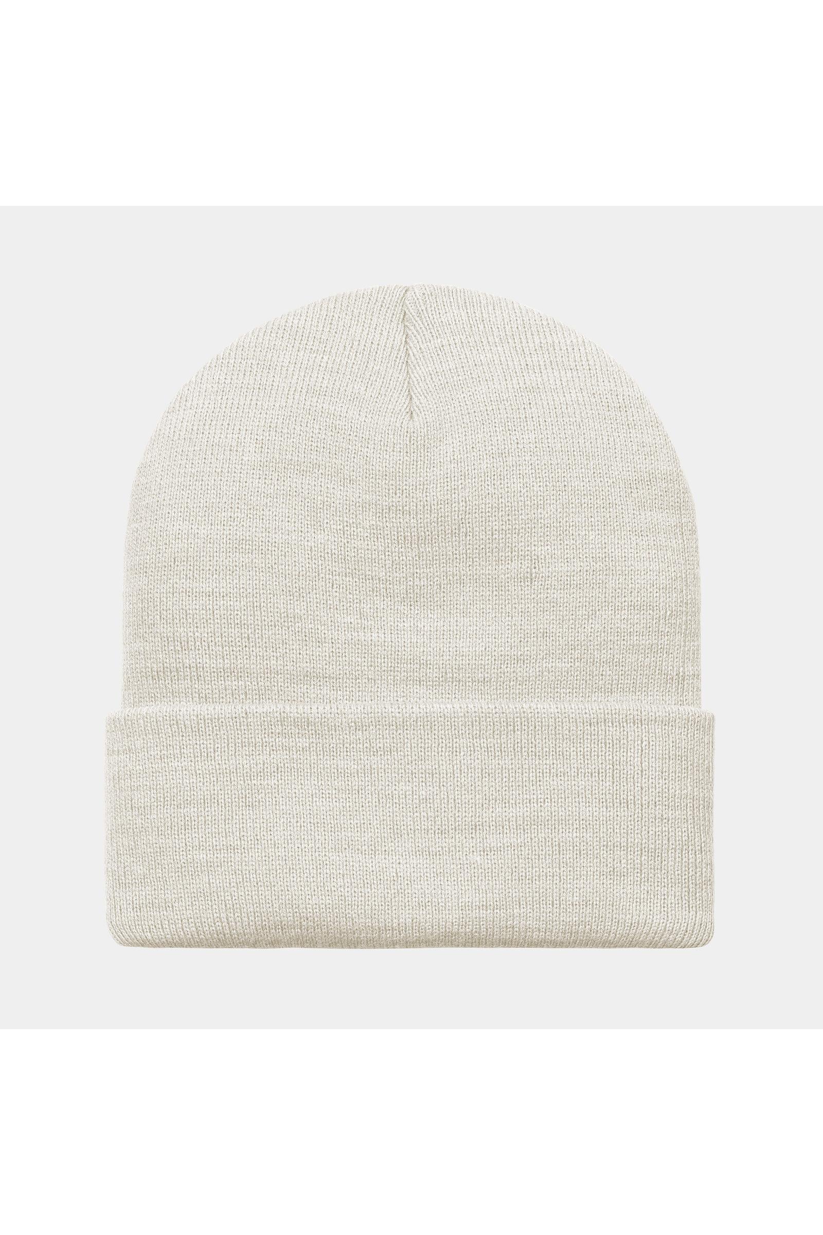 Carhartt WIP Script Beanie-Wax / Liberty Wax / Liberty model front view