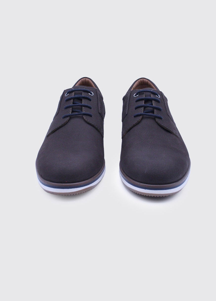 Dubarry Shell Men's Lace Up Shoe - Cigar, back view