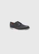 Dubarry Shell Navy Lace Shoe Navy side view