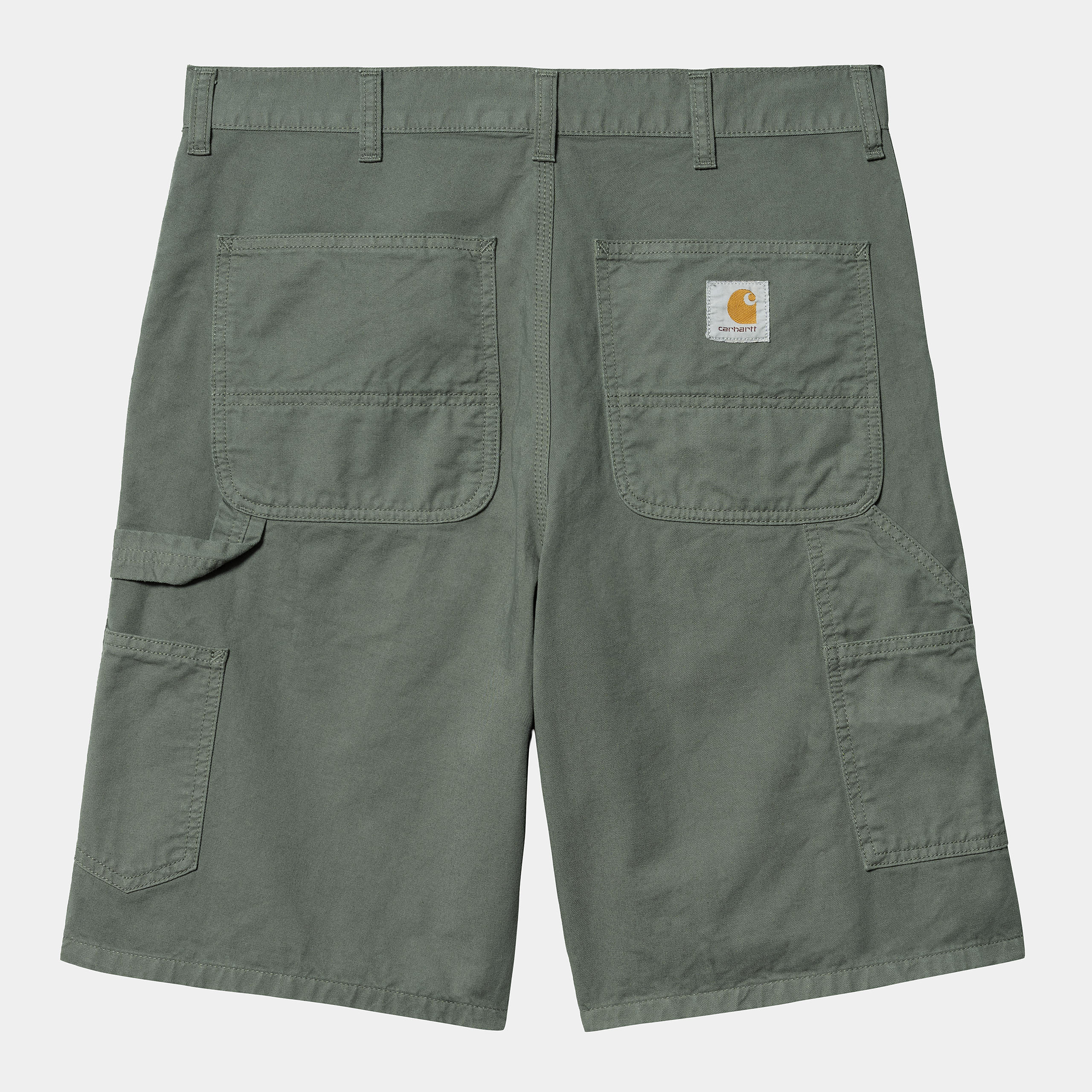 Carhartt WIP Single Knee Short-Park Park flat front view