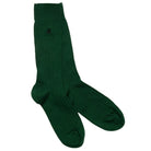 Swole Panda Racing Green Bamboo Socks Green front view