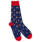 Swole Panda Sailing Boat Bamboo Socks product view