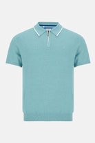 BENETTI Jeremy Teal Polo Shirt teal front view