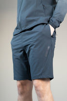 Supreme Being Tecnica Steel Grey Shorts Steel Grey model front view