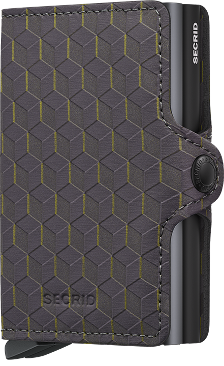 SECRID Secrid Optical Grey/Yellow Twinwallet Grey/Yellow front view