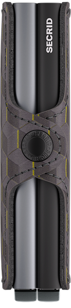 SECRID Secrid Optical Grey/Yellow Twinwallet Grey/Yellow model front view