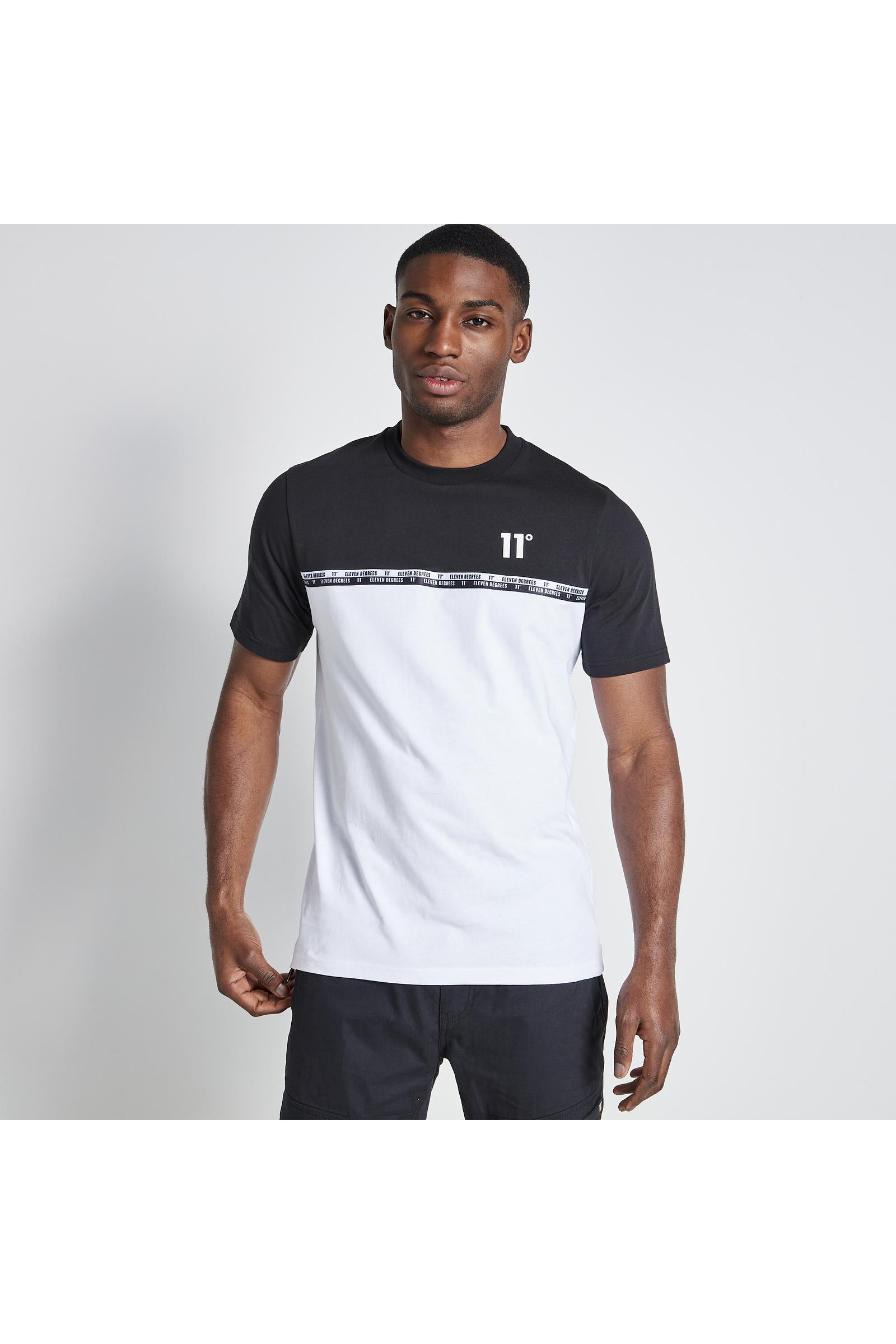 Double Taped T-Shirt - Black / White