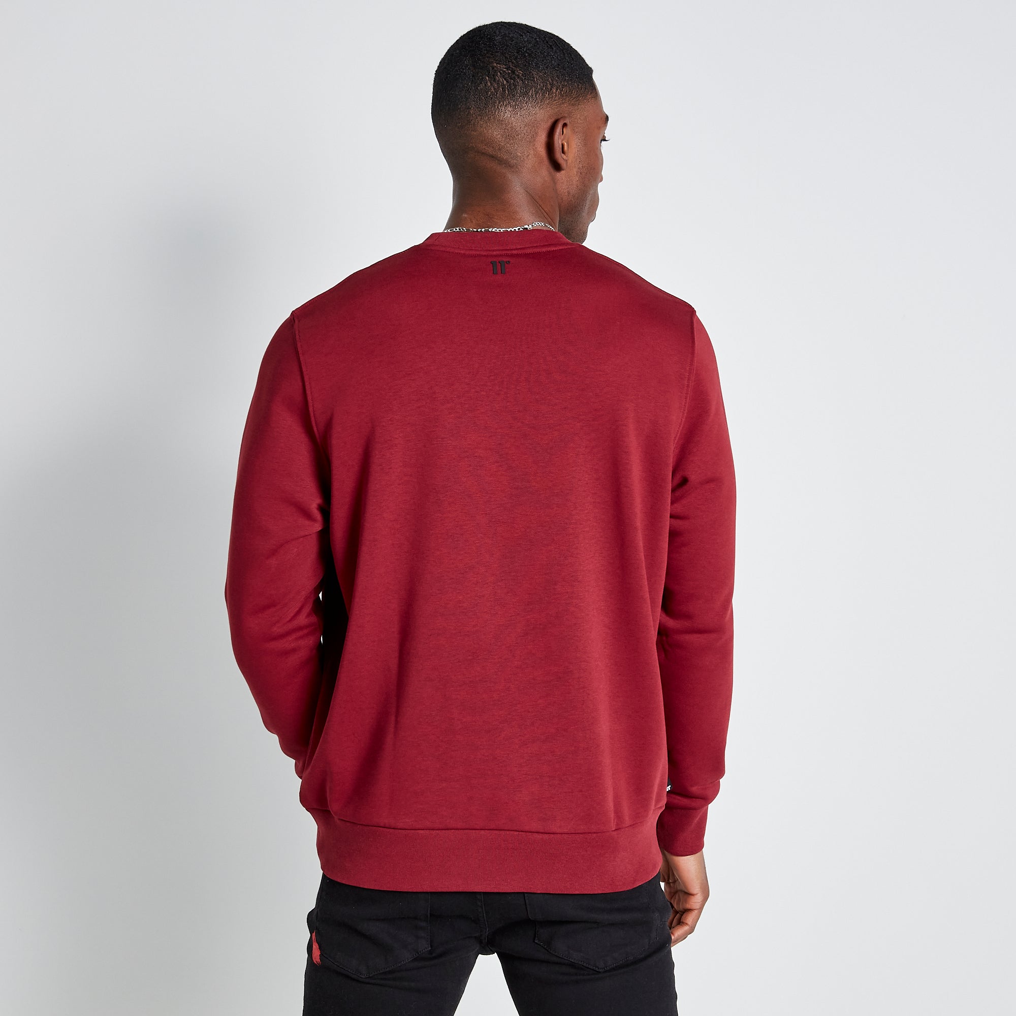 Mens Core Pomegranate Sweatshirt-Back View