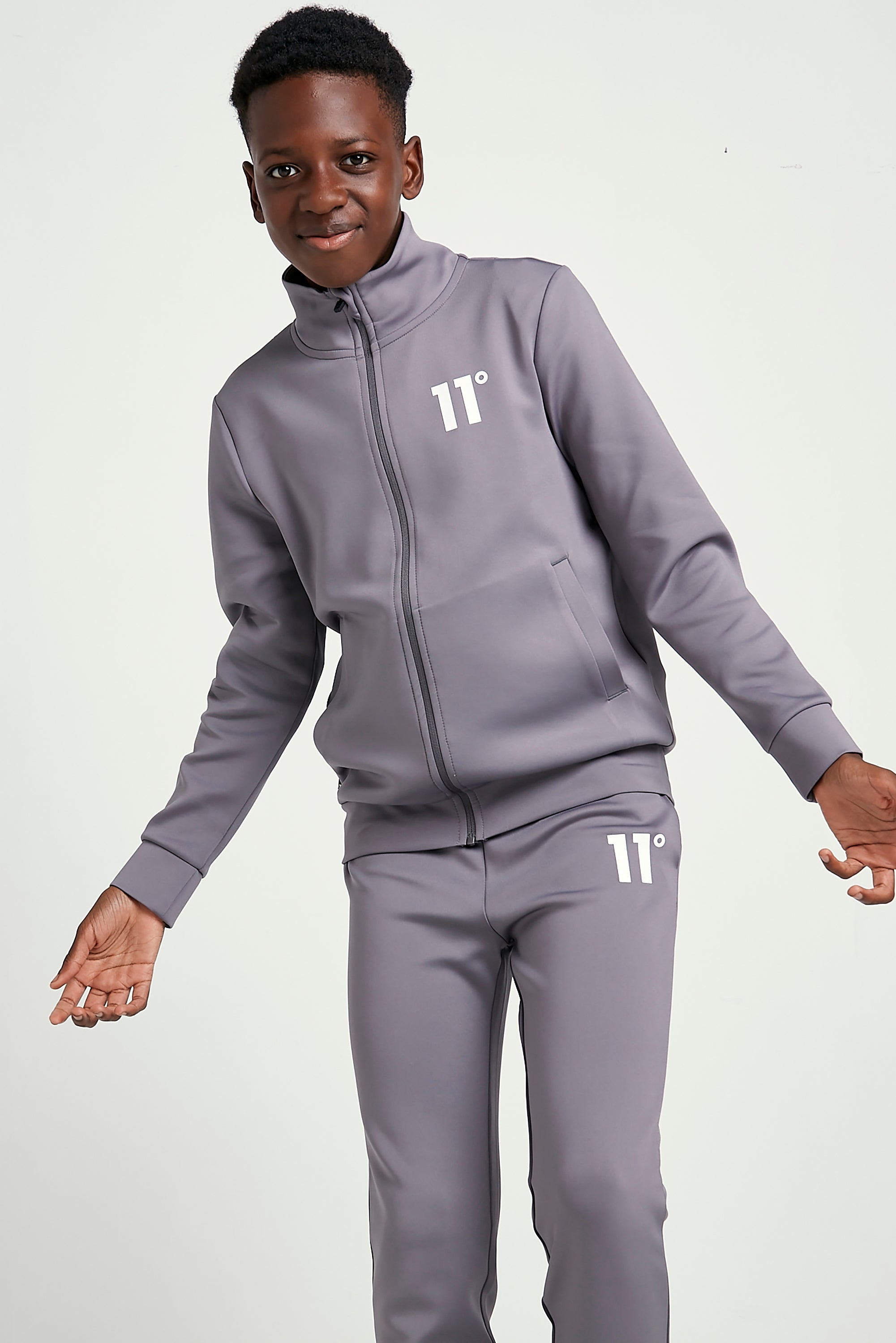 Core Poly Steel Boys Tracksuit