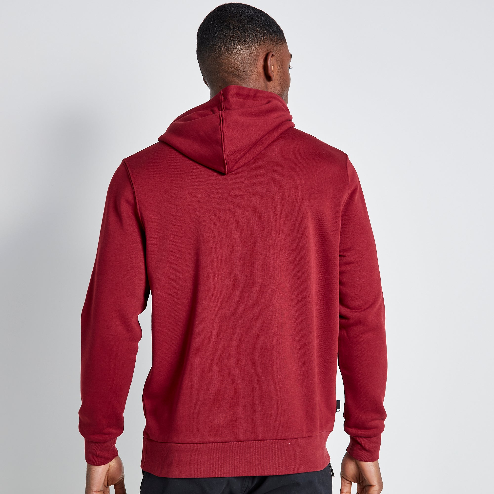 Men's Core Pullover Hoodie - Pomegranate-Back View