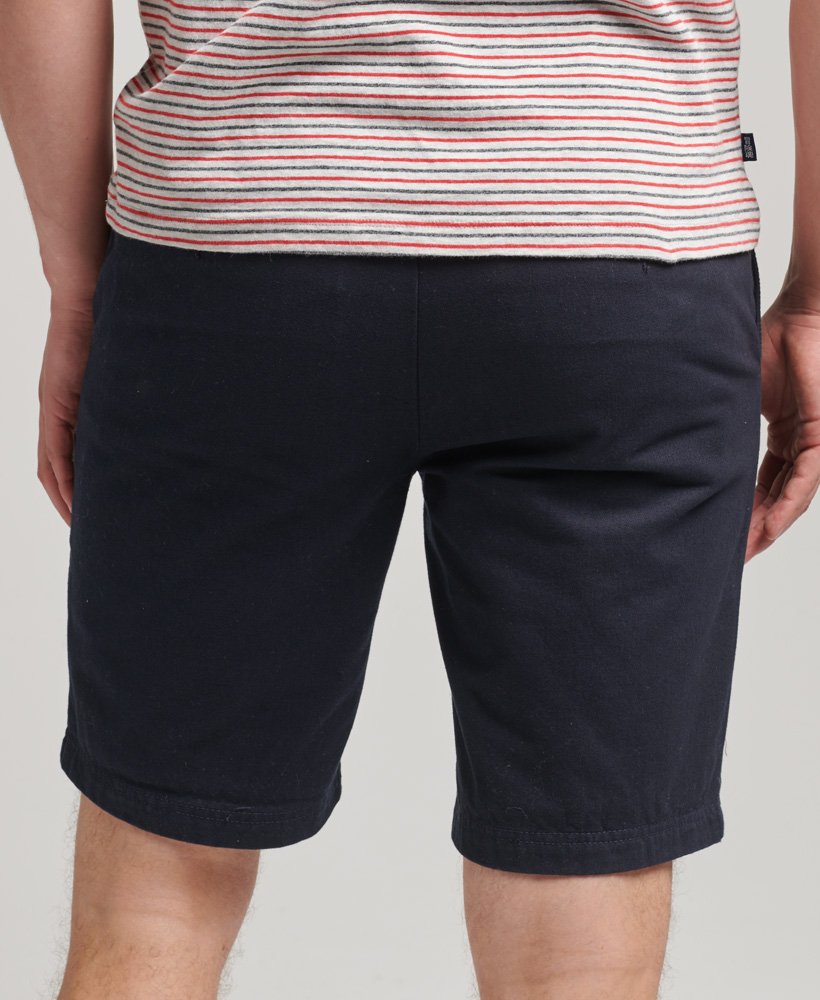 Vintage Officer Chino Short Eclipse Navy-Back view