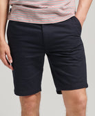 SUPERDRY Vintage Officer Chino Short Eclipse Navy Eclipse Navy front view