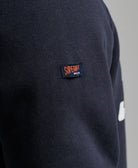 SUPERDRY Vintage Industrial Auto Eclipse Navy Crew Sweatshirt Eclipse Navy back view