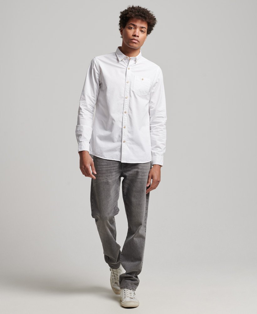 SUPERDRY Merchant Shirt-Optic optic model front view