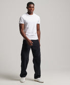 SUPERDRY Vintage Essential Logo White Tee Optic/Optic back view