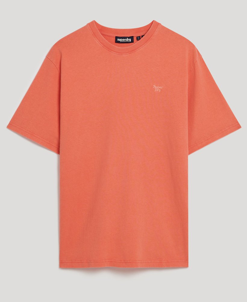 SUPERDRY Vintage Washed T-Shirt-Hot Coral Hot Coral detail view