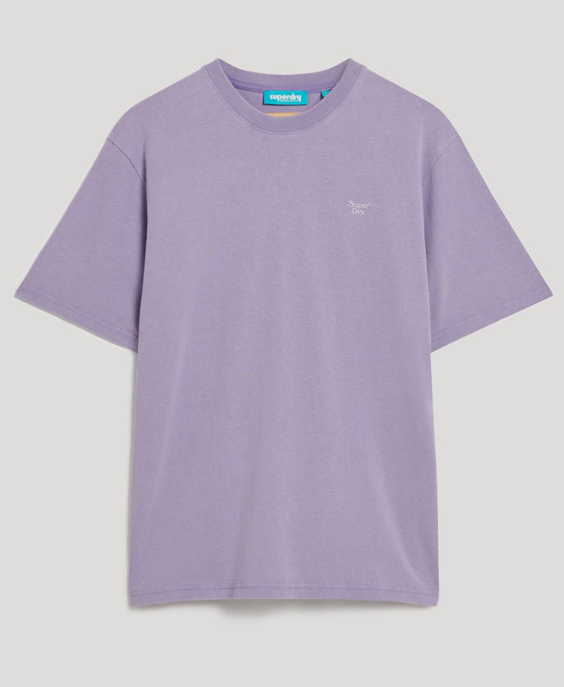 SUPERDRY Vintage Washed T-Shirt-Lavender Purple Lavender Purple back view