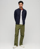 SUPERDRY Classic Harrington-Eclipse Navy Eclipse Navy model front view