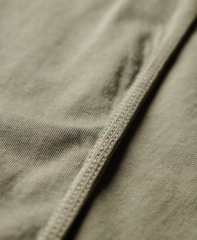 Contrast Stitch Pocket Tshirt-Washed Grey-Detail view