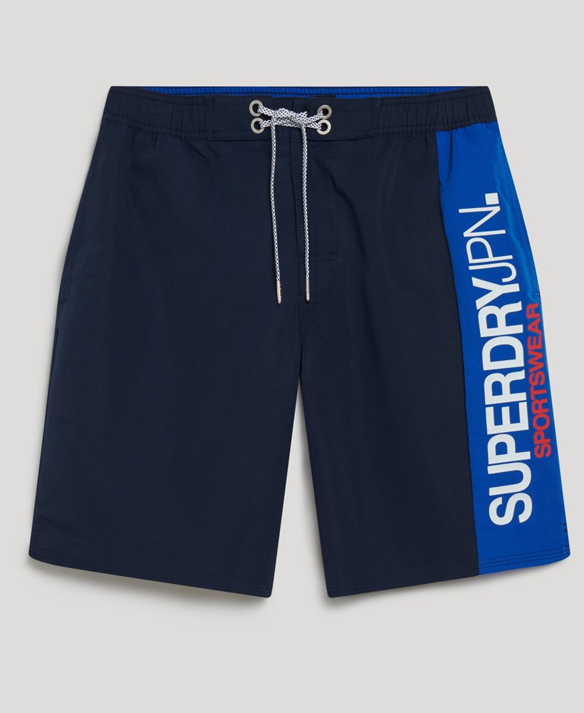 SUPERDRY Sportswear Logo 19" Boardshort-Richest Navy Richest Navy front view