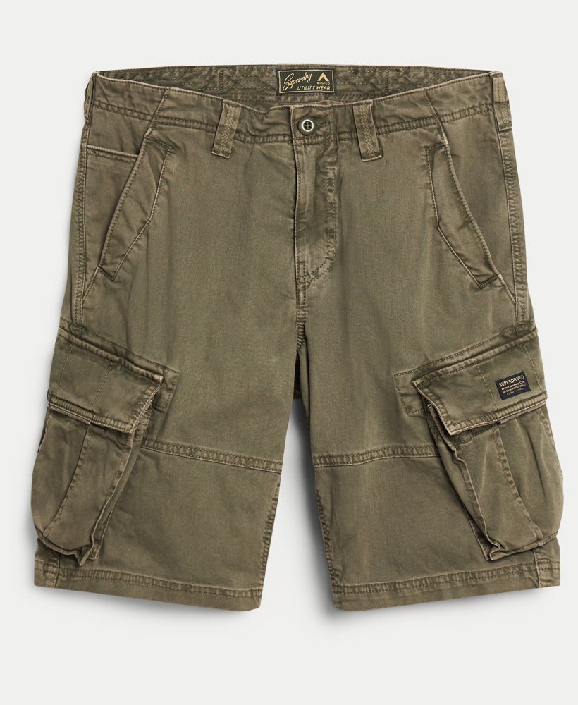 Men's Core Cargo Short-Chive Green-Front View
