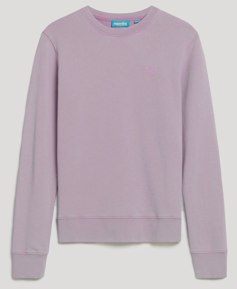 SUPERDRY Vintage Washed Sweatshirt-Lavender Purple Lavender Purple front view