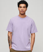 SUPERDRY Vintage Washed T-Shirt-Lavender Purple Lavender Purple front view