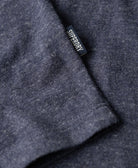 Men's Vintage Logo Emb Tee-Dark Indigo Blue Marl-Tab Logo View