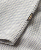 SUPERDRY Long Sleeve Cotton Smart Shirt-Charcoal Grey Mix Charcoal Grey Mix side view