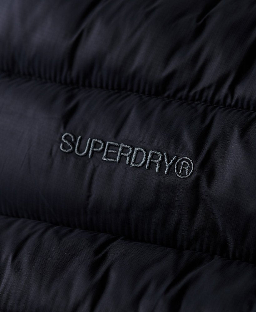 Fuji Sport Padded Gilet-Eclipse Navy-Logo view