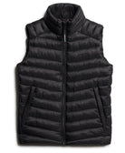 SUPERDRY Fuji Sport Padded Gilet-Black BLACK front view