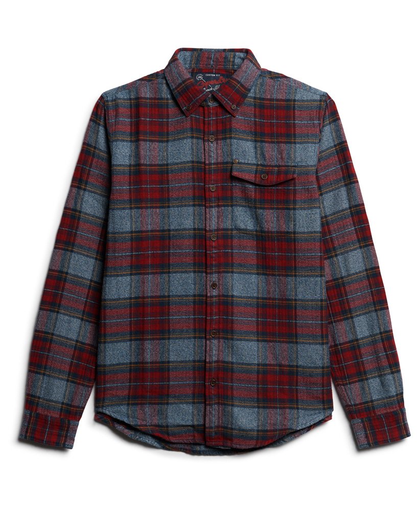 Merchant Check Shirt-Red Grindle Check