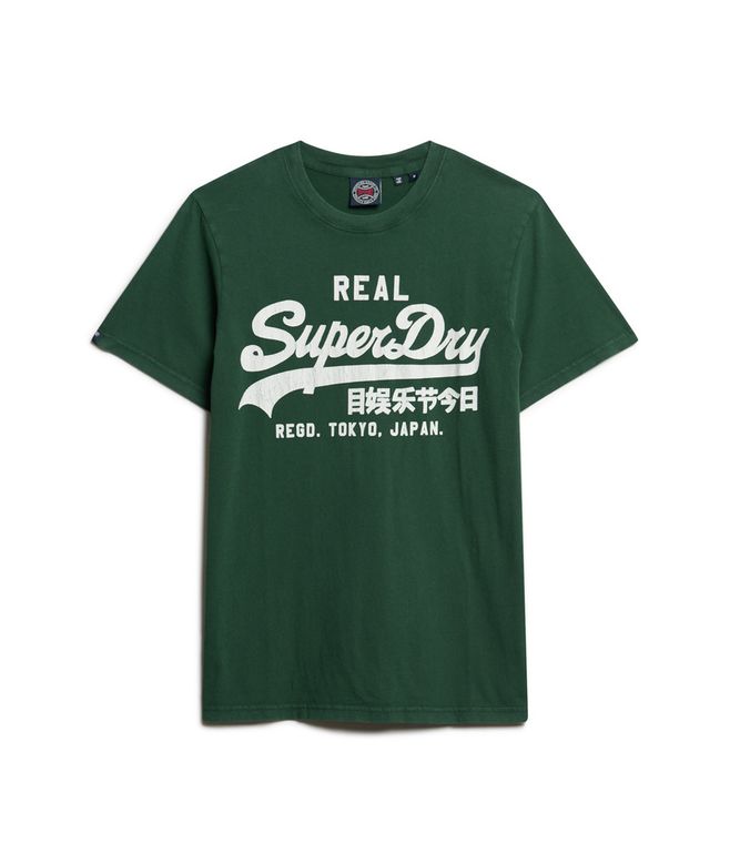 Vintage Logo Graphic T-Shirt-Enamel Green-Front view