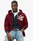 Vintage Athletic Ziphood-Rich Burgundy