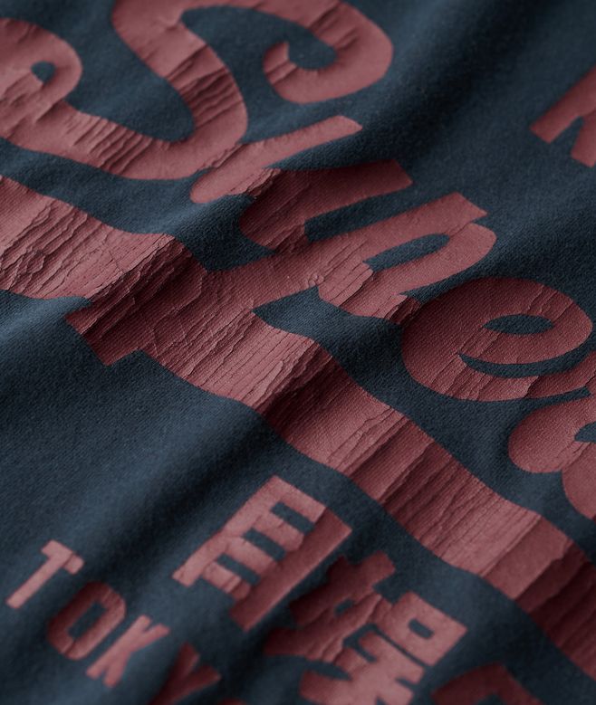 SUPERDRY Vintage Logo Graphic T-Shirt-Eclipse Navy Eclipse Navy side view