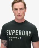 SUPERDRY Surplus Graphic Washed Black T-shirt Washed Surplus Black detail view