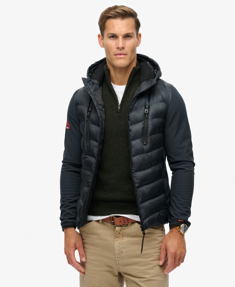 Hooded Storm Softshell Navy Jacket