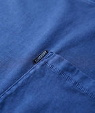 SUPERDRY Essential Washed Pocket Washed Navy Tee Washed Supermarine Navy back view