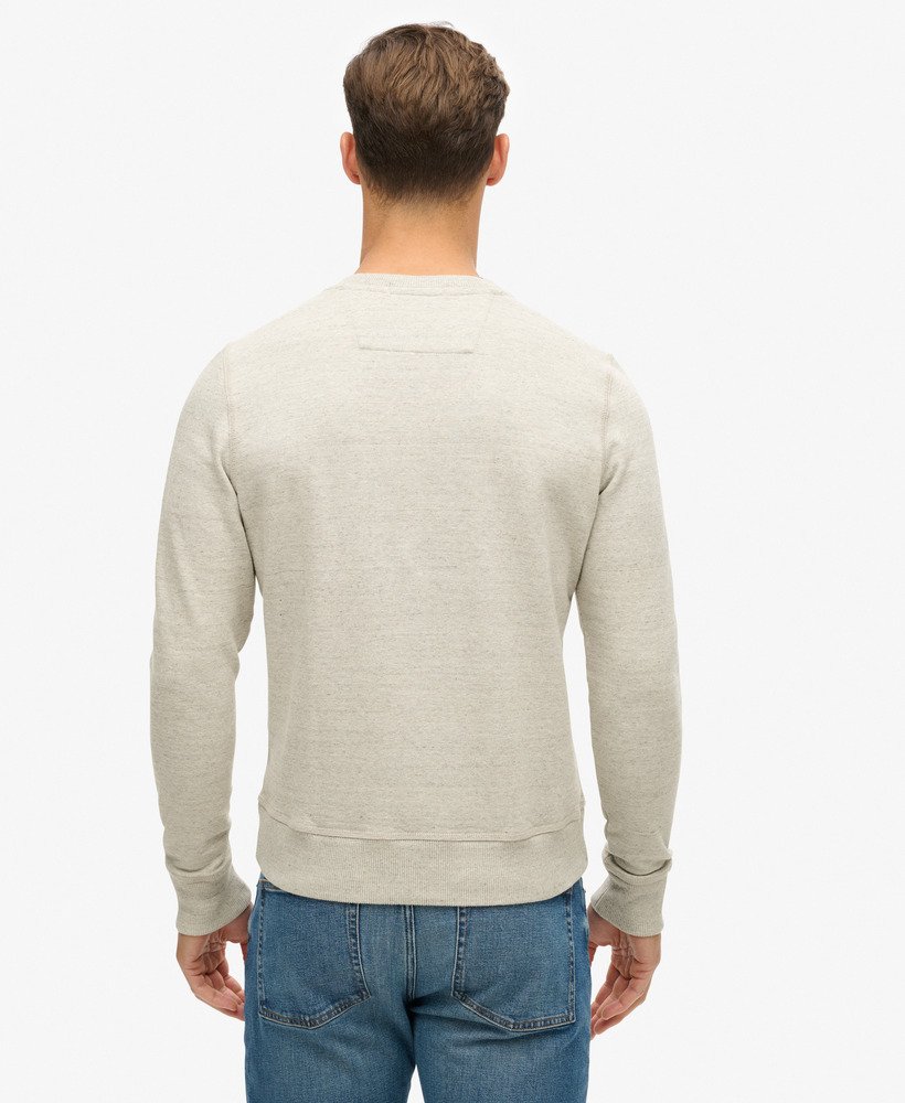 Surplus Graphic Grey Crew Jumper-Back view