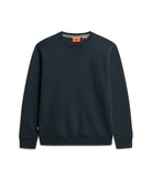 SUPERDRY Essential Logo Crew Sweatshirt-Eclipse Navy Eclipse Navy side view