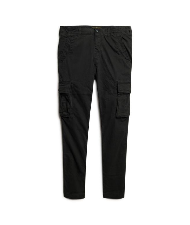 SUPERDRY Core Cargo Pant-Washed Black WASHED BLACK back view