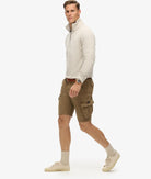 SUPERDRY Core Cargo Short-Tan Khaki Tan Khaki model front view