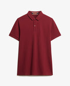 SUPERDRY City Pique Polo-Stanton Red Stanton Red flat front view