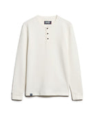 SUPERDRY Merchant- Grandad Top-Ecru Ecru view 18