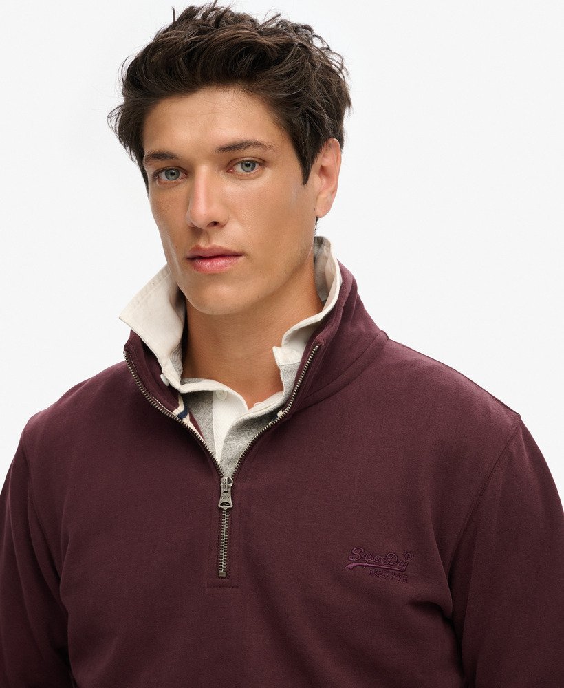 Essential Logo Burgundy Henley