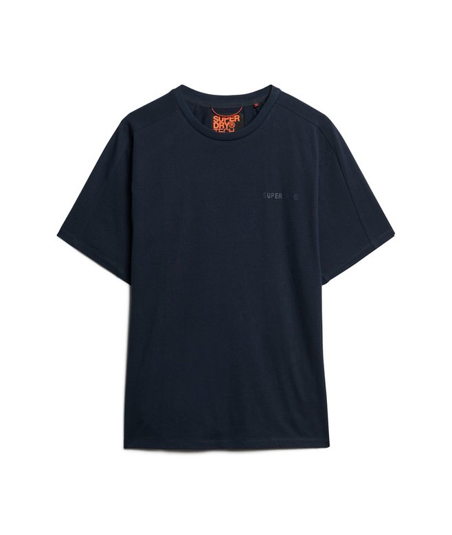 Tech Relaxed Tee-Deep Navy-Front view