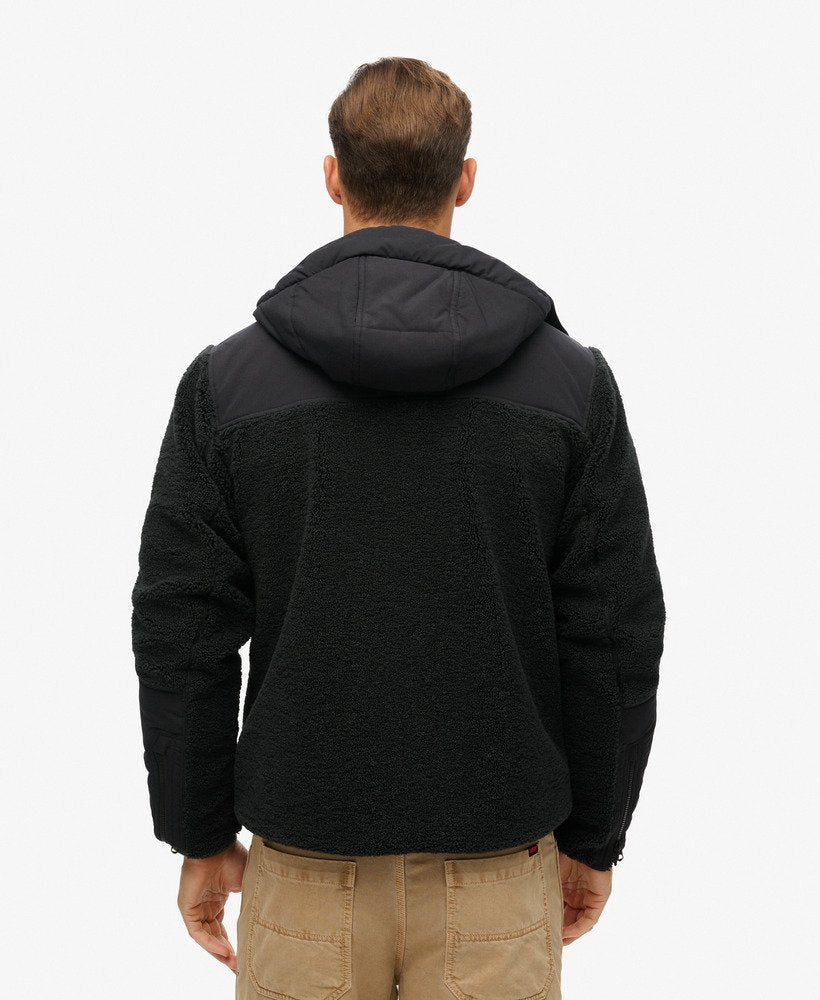 Hood Expedition Borg Hybrid Noir Jacket-Back view