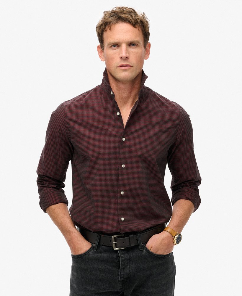 Casual Shirt-Red/Green Check